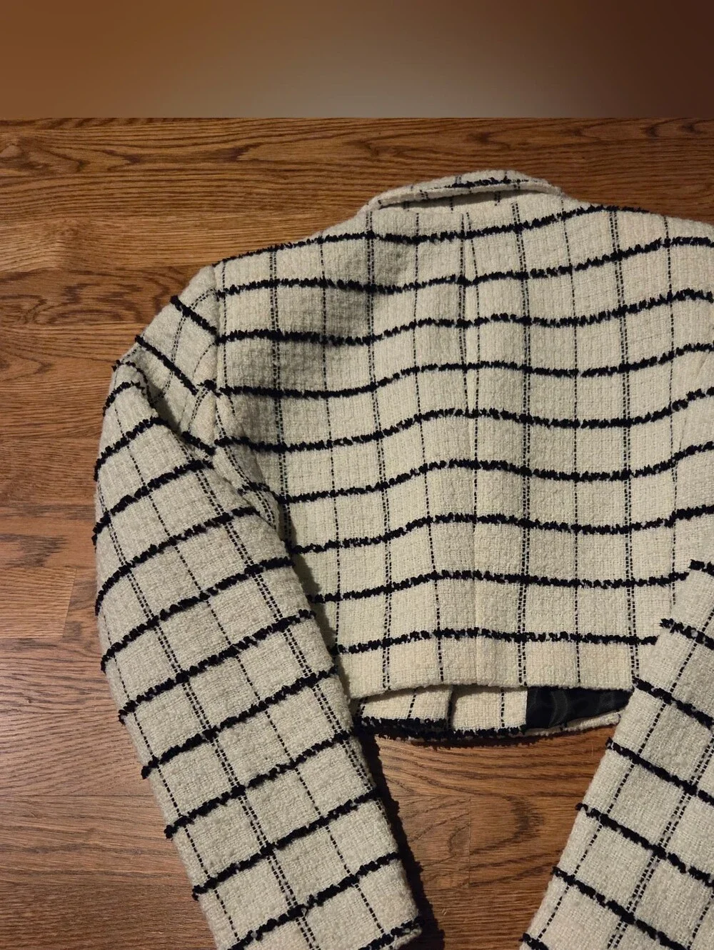 ZARA Tweed Set – Blazer & Shorts Size M/S - Picture 8 of 16